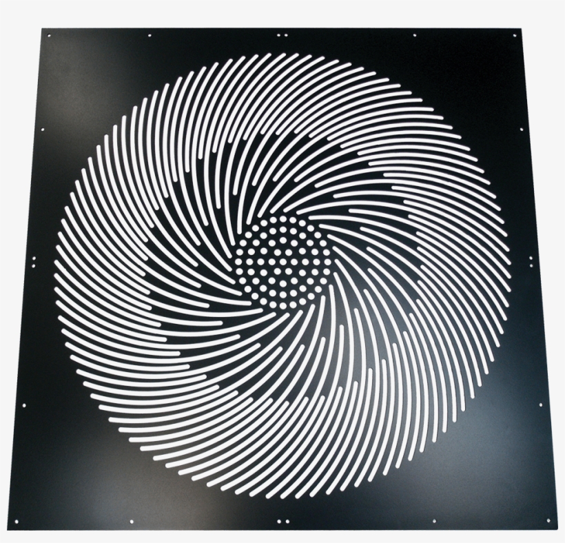 Grate Small 1 - Moire Spiral Patterns, transparent png download