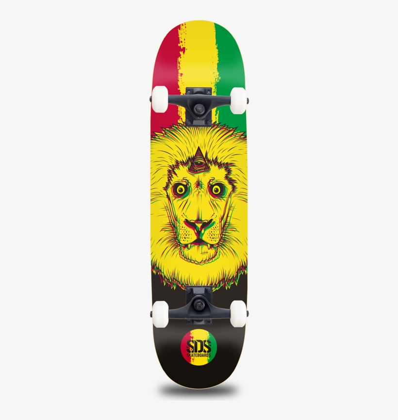 Monster, Lion, Wizard - Skateboard Deck, transparent png download