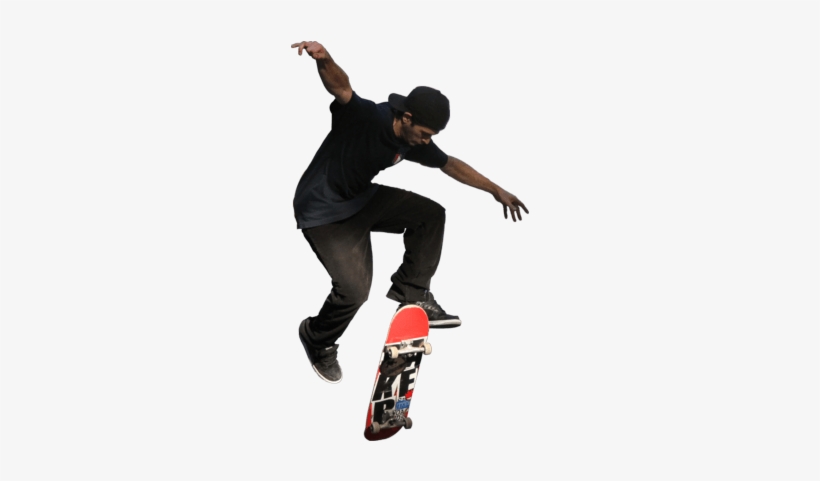 Skateboarder Psd, transparent png download