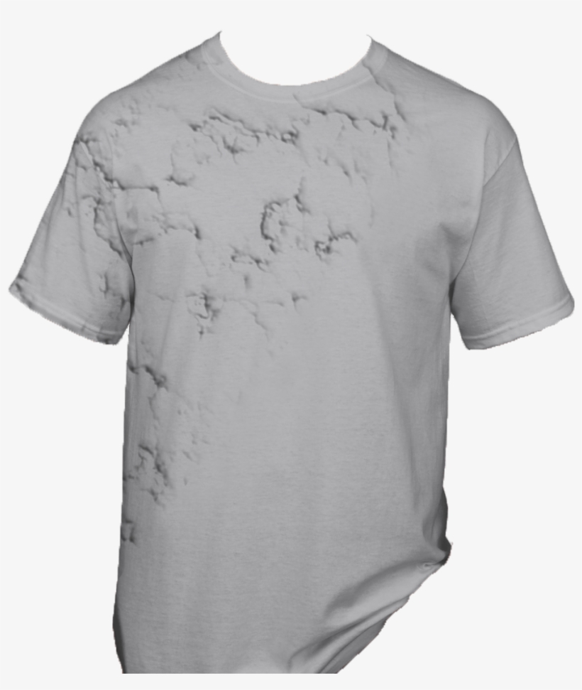 Marble Gray Tshirt - T-shirt, transparent png download