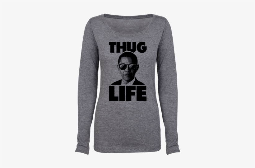 Obama Thug Lif - It’s Never Too Early For Football - 2x-large T-shirt:, transparent png download