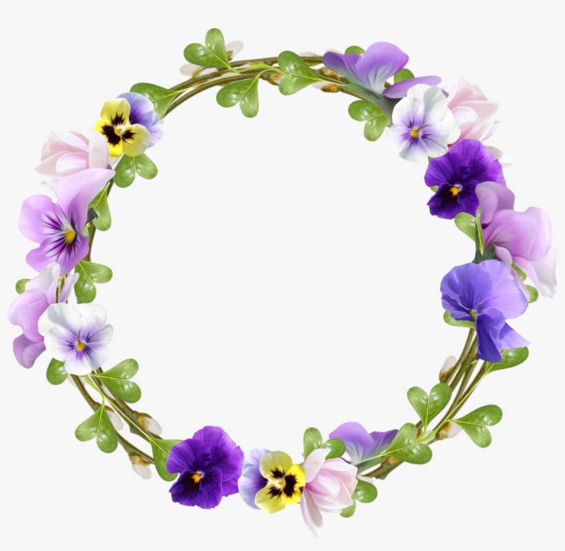 Bloom With Love - 邊框 花圈, transparent png download