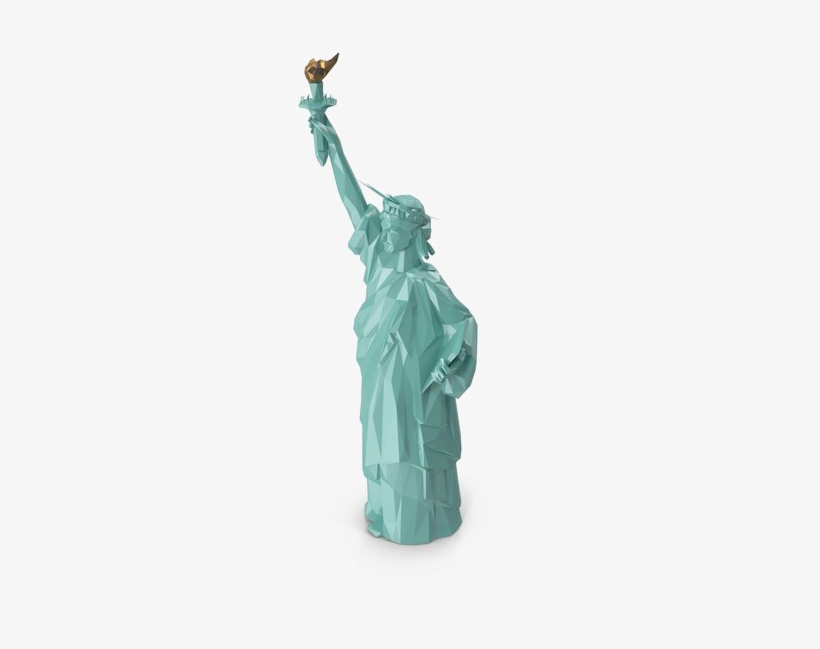 Statue Of Liberty Png Free Download - Statue Of Liberty Low Poly, transparent png download