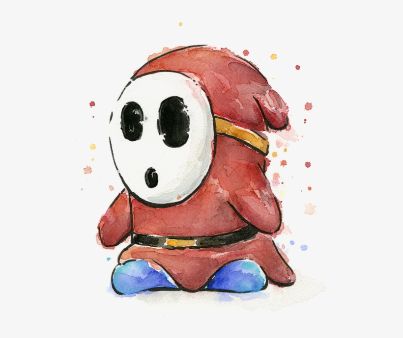 Bleed Area May Not Be Visible - Shy Guy Art, transparent png download