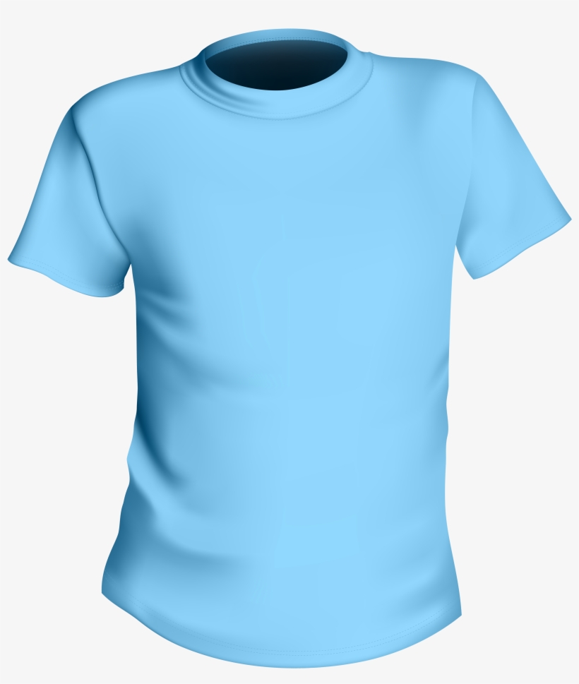 Blue Male Shirt Png Clipart, transparent png download