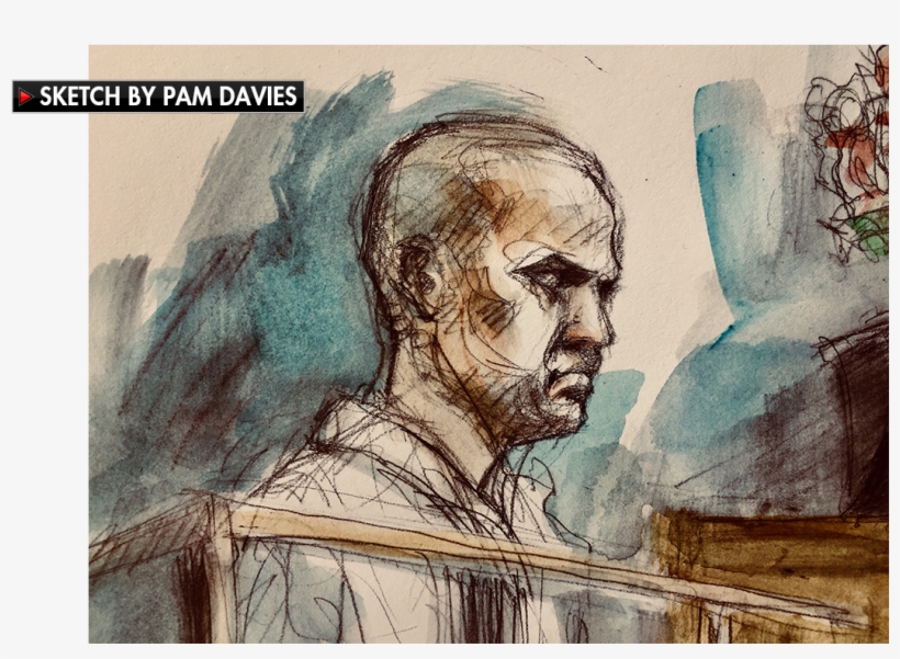 Toronto Van Driver Who Praised 'incel Rebellion' Killed, - Alek Minassian Court Sketch, transparent png download