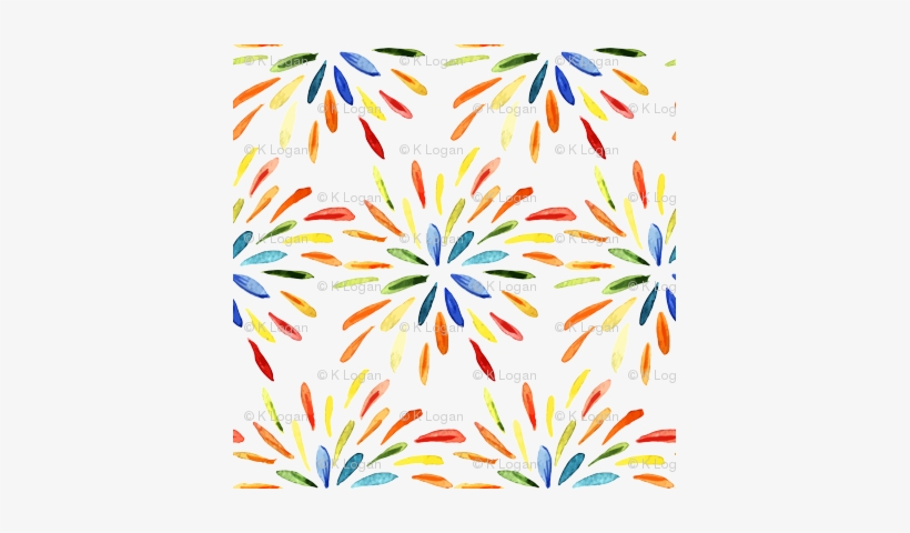 Watercolor Spring Summer Flowers Orange And Red, transparent png download