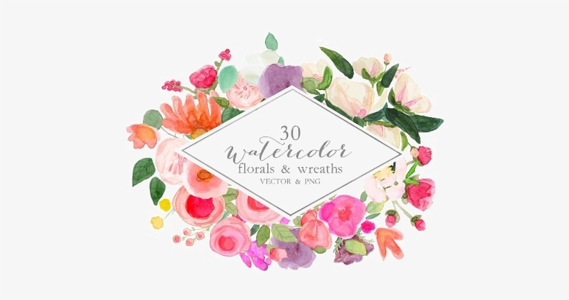 Watercolor Vector Png Image With Transparent Background - Garden Roses, transparent png download