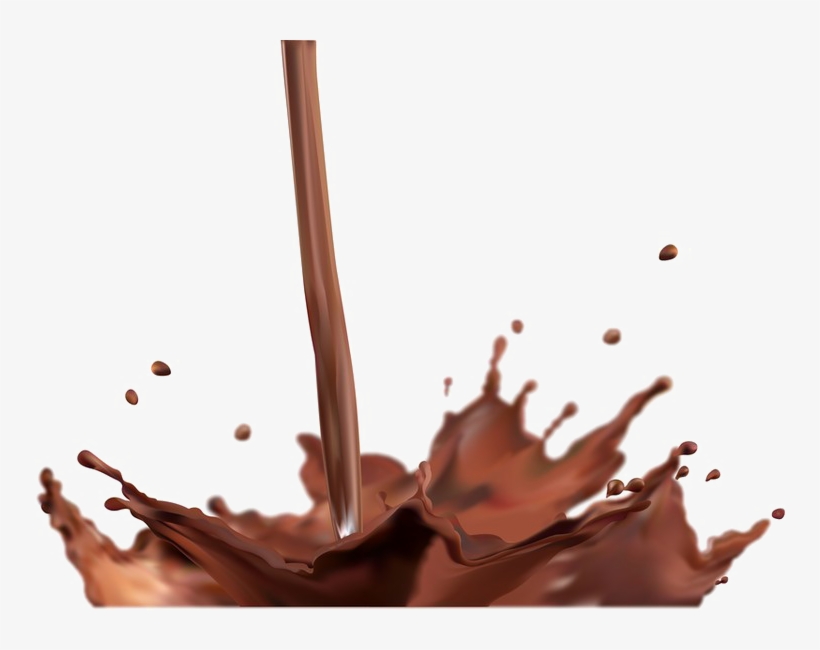 Chocolate Png Background Image - Chocolate Milk Splash Png, transparent png download
