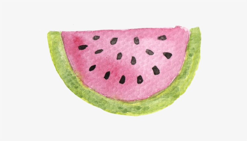 Water Color Water Melon, transparent png download