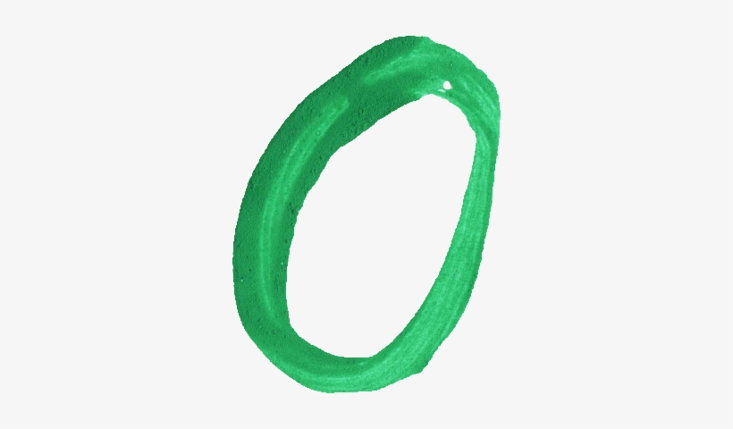 Free Download - Green Watercolor Numbers Png, transparent png download