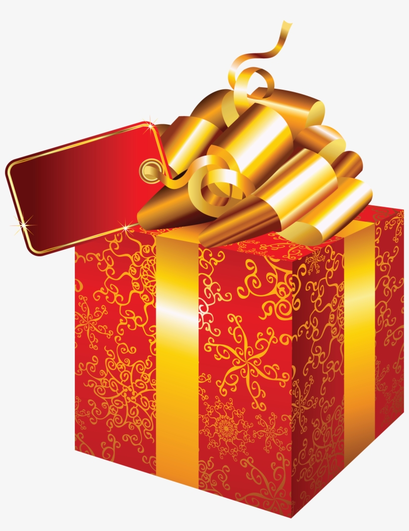 Gift Red Box Png Image - Gift Png, transparent png download