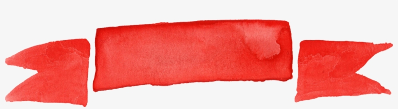 Png File Size - Watercolor Banners Png, transparent png download