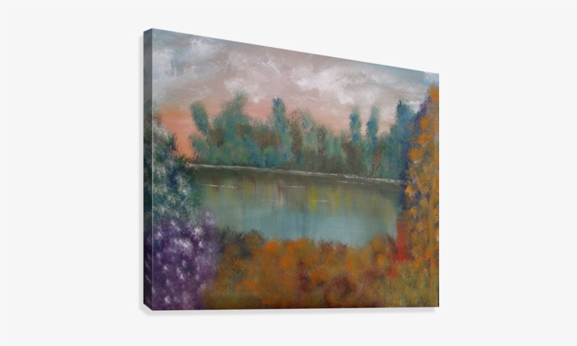 Colorful Bushes On The Bank - Visual Arts, transparent png download