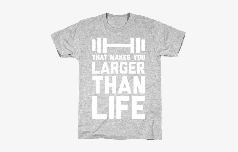 Larger Than Life T-shirt - Wednesdays We Wear Pink T Shirt, transparent png download