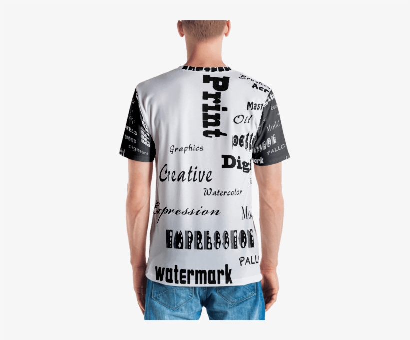 Artist Full Print Men's T-shirt - T-shirt, transparent png download