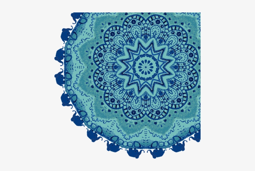 Watercolor Mandala Fabric By Magic Pencil On Spoonflower - Mandala, transparent png download