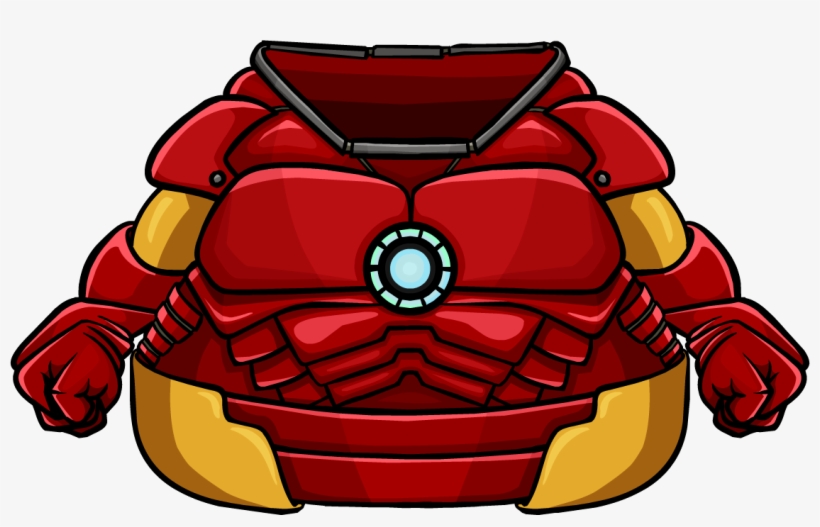 Iron Man Bodysuit - Club Penguin Iron Man Armor, transparent png download
