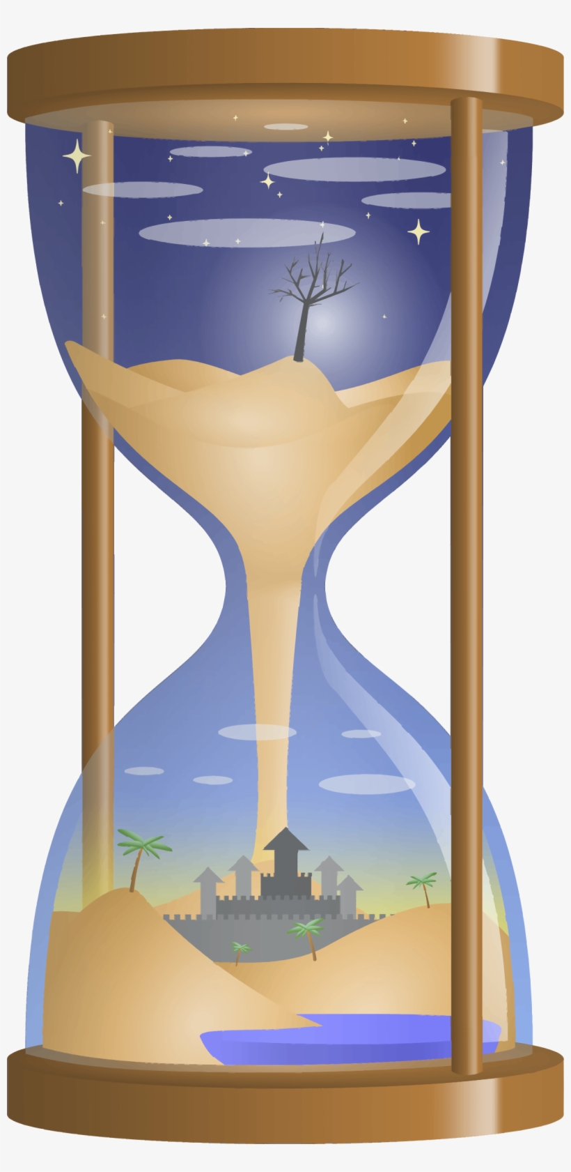 This Free Icons Png Design Of Fantasy Hourglass, transparent png download