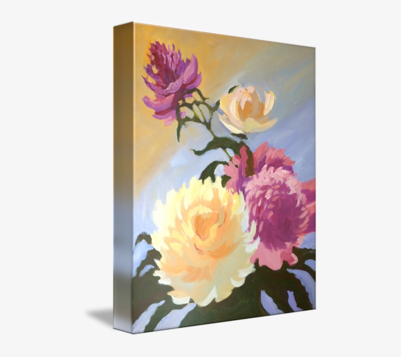 "peonies" By Roger White, New York City - Gallery-wrapped Canvas Art Print 11 X 14 Entitled Peonies, transparent png download