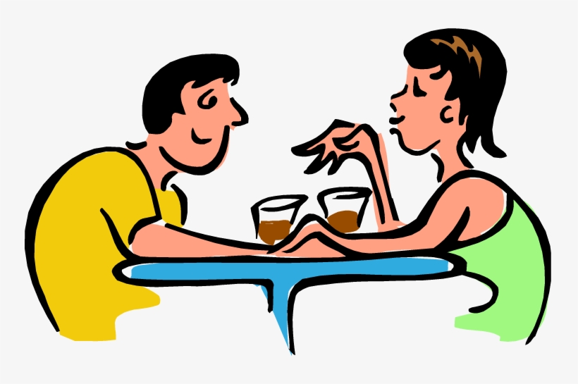 Talking Clipart - Men And Women Talking Clipart, transparent png download