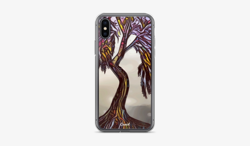 Watercolor Tree Iphone Case - Drawing, transparent png download