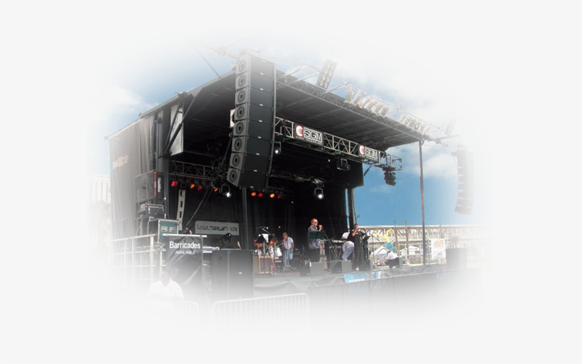 Sound, Stage And Lighting For Tribute Band Concerts - Band Sound Stage, transparent png download