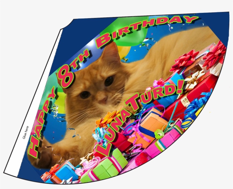 Happy 8th Birthday Lunaturd Bday Hat - Birthday, transparent png download