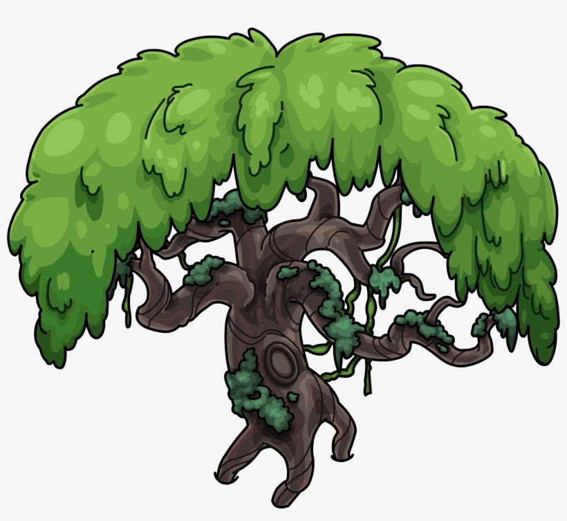 Ancient Tree - Club Penguin Tree Furniture, transparent png download