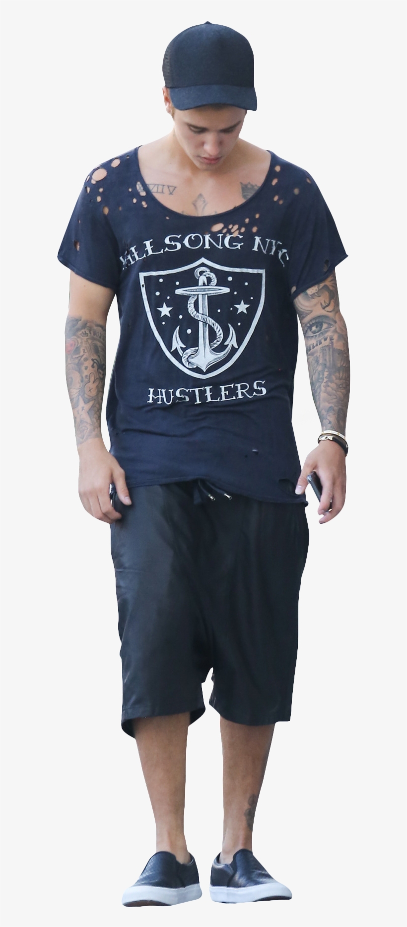 Justin Bieber Walking Png Image - Men Walking Png, transparent png download