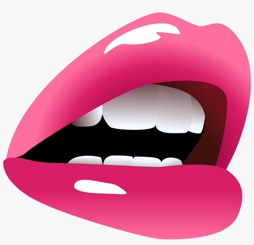 Mouth Pink Png Clipart Image In Category Lips Png / - Mouth Side View Png, transparent png download