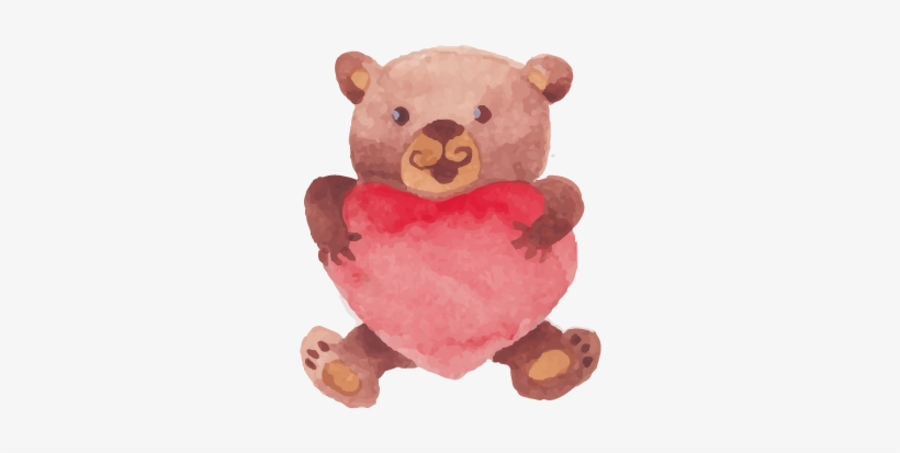 Bear Watercolor Painting Drawing - Watercolor Painting, transparent png download