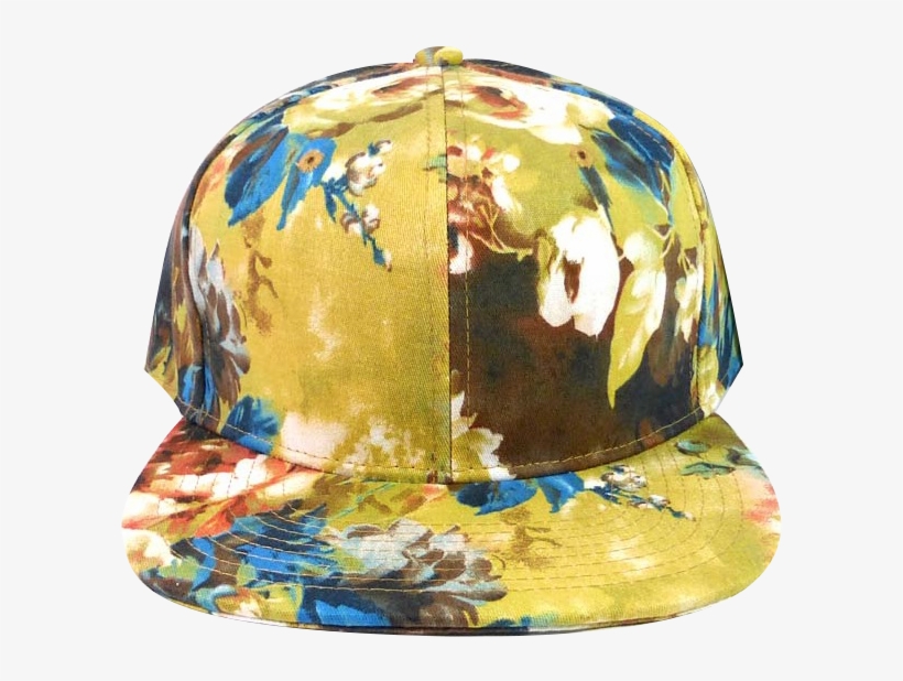 Wildflower Watercolor Floral Snapback - Fashion Blank Floral Snapback Hats Caps Wild Flower, transparent png download