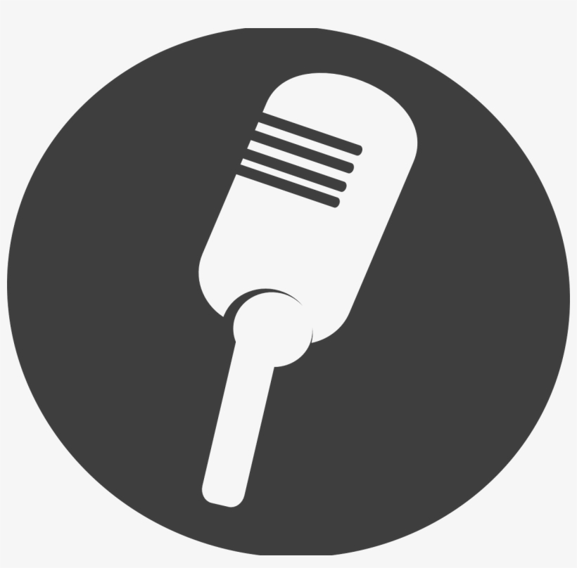 Polished Performers Are The Best Examples To Observe - Speaking With Microphone Clipart, transparent png download