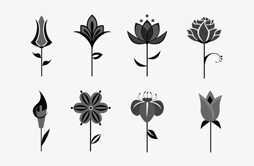 Abstract Plants Png - Flower Vector, transparent png download