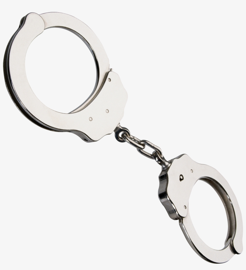 Silver Handcuffs Png Image - Handcuffs Png, transparent png download