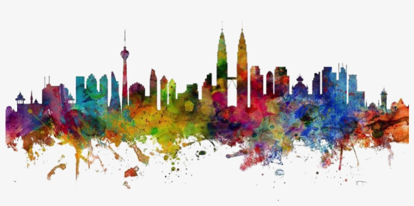 12 November 2015 Pata International Youth Forum 2015 - Kuala Lumpur Skyline Art, transparent png download