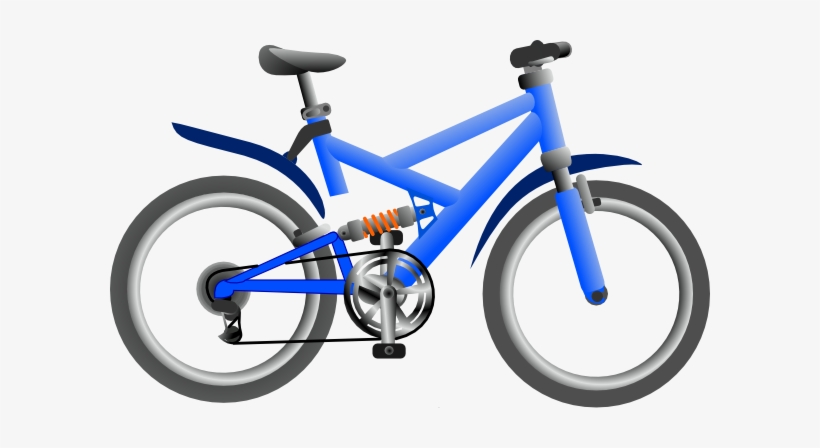 Clipping Of Bicycles - Hybrid Bike Clipart, transparent png download