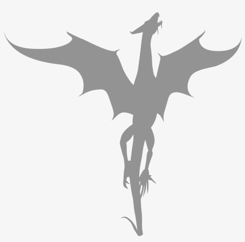 Transparent Stock Dragons Silhouette At Getdrawings - Game Of Throne Dragon Vector, transparent png download