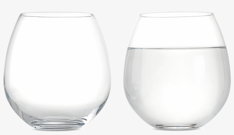 Set Of Two Water Glasses - Snifter, transparent png download