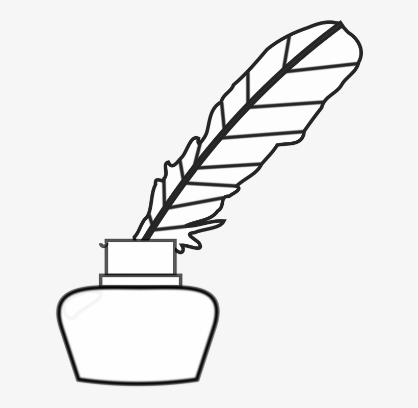 Quill Pen Svg Clip Arts 498 X 594 Px, transparent png download