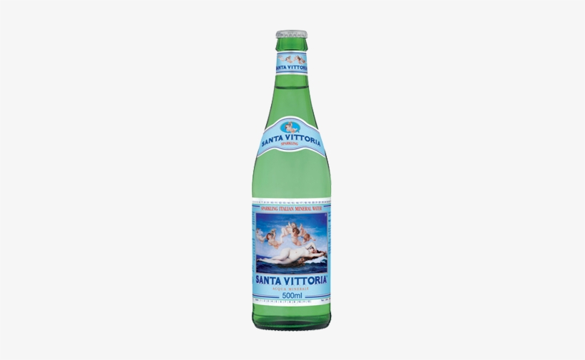 Santa Vittoria Sparkling Water Glass 500ml 24pk - Santa Vittoria Water Price, transparent png download