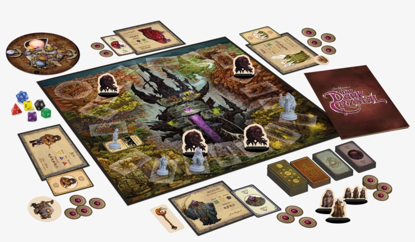Dark Crystal Board Game Contents - Jim Henson's The Dark Crystal Board Game, transparent png download