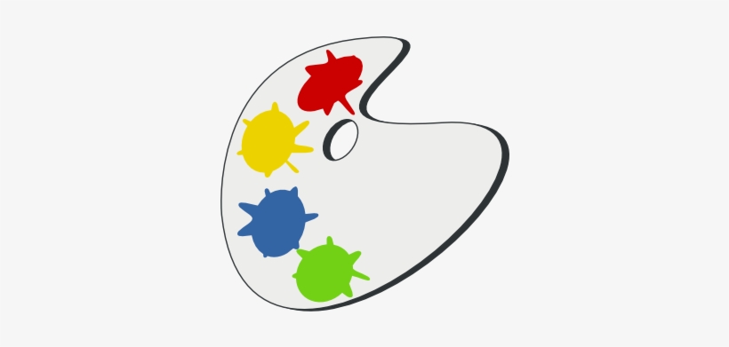 Totetude Art Palette Clip Art At Clker - Paint Palette, transparent png download