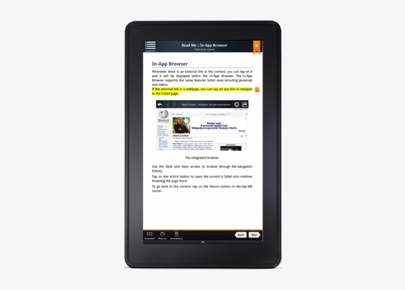 The Pastiche For Kindle Fire App - Mobile Phone, transparent png download