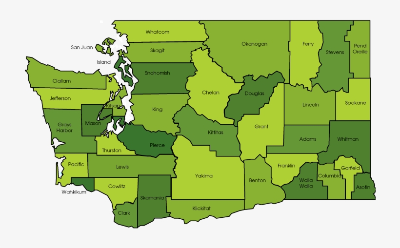 Quick Links - Counties In Washington, transparent png download