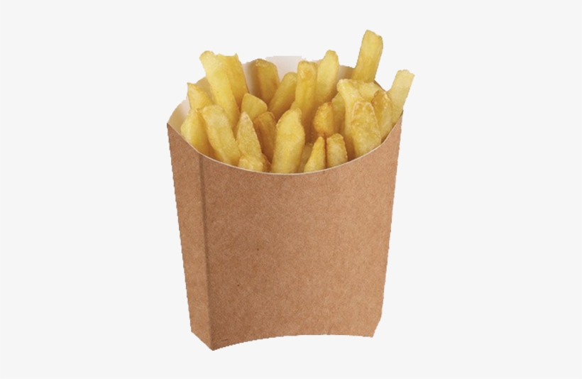 Printed Finger Chips Boxes - Disposable Kraft Chip Scoops Medium, transparent png download