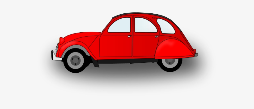 Vehicle Clipart Transparent Car - Citroen 2cv Clipart, transparent png download