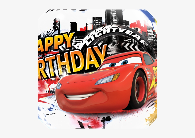 Download 22" Single Bubble Lightning Mcqueen Birthday - 22" Single Bubble Lightning Mcqueen Birthday - Mylar, transparent png download
