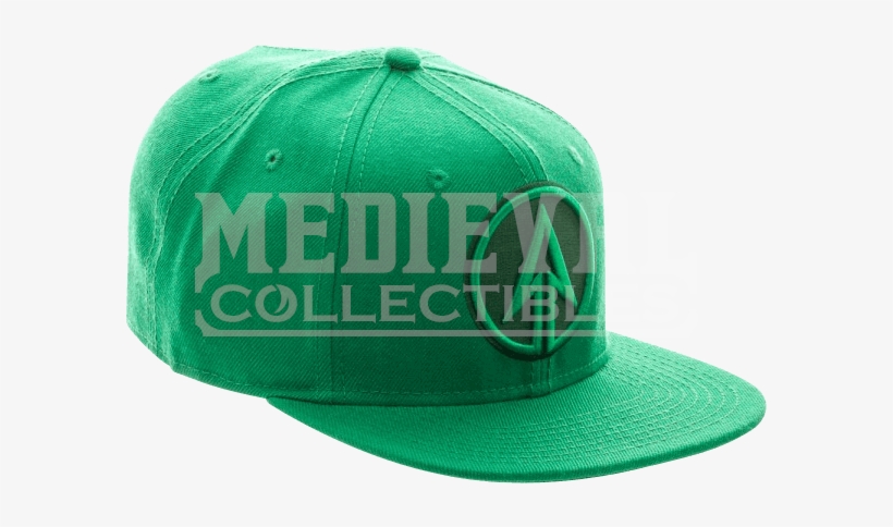 Green Arrow Symbol Snapback Hat One Size Fits Most, transparent png download